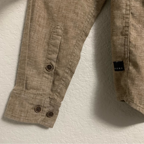 Sitka Shirt Mens M Ambary Hemp Long Sleeve Button Up Preppy Outdoor Gorpcore - Picture 11 of 16